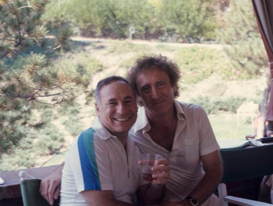 RECORD DATE NOT STATED Mel Brooks and Gene Wilder circa 1970s EDITORIAL USE ONLY  Copyright: x
