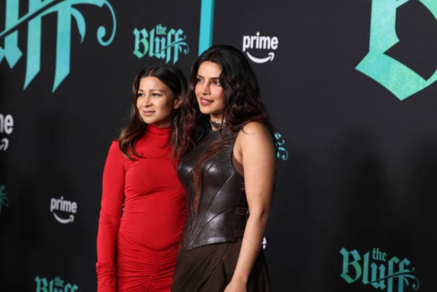 World Premiere Of Amazon Prime Video s The Bluff in Los Angeles, USA, 17 February 2026 guest and Priyanka Chopra at the World Premiere Of Amazon Prime Video s The Bluff held at the TCL Chinese Theatre IMAX on 17 February 2026 in Hollywood, Los Angeles, California, United States., Credit:Xavier Collin Avalon United States, California, Los Angeles  Copyright: xXavierxCollinx xAvalonx 1076103364