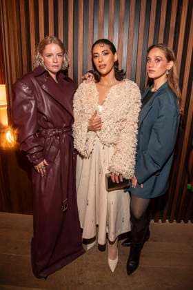 Anna Lucia Gustmann, Ideal Kanal and Alessia Mazzola as guests at the Traumfabrik Babelsberg and Kreisfilm Party at Fotografiska Berlin at the Berlinale 76 International Film Festival on February 17, 2026 in Berlin Berlin Germany