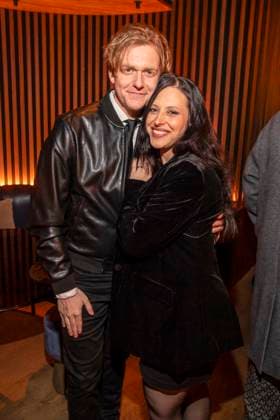 Johannes Heinrichs and Nadja Jo Klapper as guests at the Traumfabrik Babelsberg and Kreisfilm Party at Fotografiska Berlin at the Berlinale 76 International Film Festival on 17 02 2026 in Berlin Berlin Germany