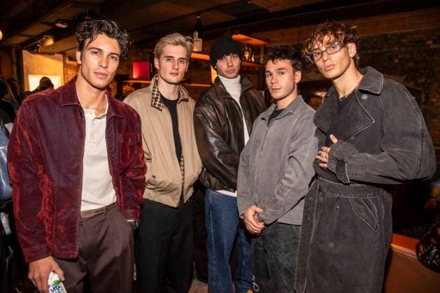 Bene Schulz, Luis Freitag, Julien Brown, Tim Schaecker and Bene Schulz as guests at the Traumfabrik Babelsberg and Kreisfilm Party at Fotografiska Berlin at the Berlinale 76 International Film Festival on 17 02 2026 in Berlin Berlin Germany