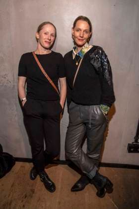 Susanne Wuest and Annette Lober as guests at the Traumfabrik Babelsberg and Kreisfilm Party at Fotografiska Berlin at the Berlinale 76 International Film Festival on 17 02 2026 in Berlin Berlin Germany