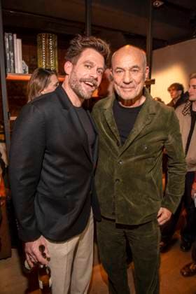 Ken Duken and Heiner Lauterbach as guests at Traumfabrik Babelsberg and Kreisfilm Party at Fotografiska Berlin at the Berlinale 76 International Film Festival on 17 02 2026 in Berlin Berlin Germany