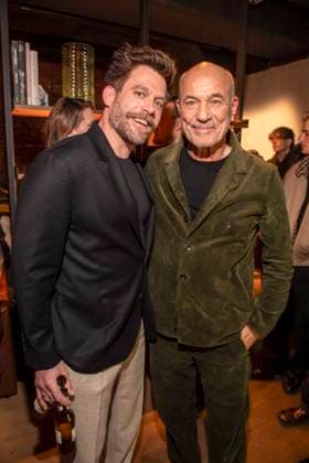 Ken Duken and Heiner Lauterbach as guests at Traumfabrik Babelsberg and Kreisfilm Party at Fotografiska Berlin at the Berlinale 76 International Film Festival on 17 02 2026 in Berlin Berlin Germany