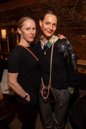 Susanne Wuest and Annette Lober as guests at the Traumfabrik Babelsberg and Kreisfilm Party at Fotografiska Berlin at the Berlinale 76 International Film Festival on 17 02 2026 in Berlin Berlin Germany