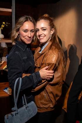 Sina Tkotsch and company Eva as guests at the Traumfabrik Babelsberg and Kreisfilm Party at Fotografiska Berlin at the Berlinale 76 International Film Festival on 17 02 2026 in Berlin Berlin Germany