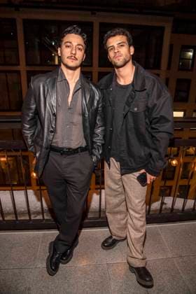 Mehmet Daloglu and Iyes Raoul as guests at Traumfabrik Babelsberg and Kreisfilm Party at Fotografiska Berlin at the Berlinale 76 International Film Festival on 17 02 2026 in Berlin Berlin Germany