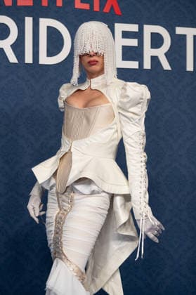 Bridgerton Season 4 Madrid Masquerade Ball in Madrid, Spain - 17 Feb 2026 Samantha Shannon attends the Bridgerton Masquerade Ball Photocall at Casino de Madrid. Madrid Spain Copyright: xAtilanoxGarciax xSOPAxImagesx photos05560