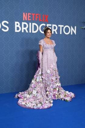 Mar Flores at photocall for premiere tv show Baile de Mascaras: The Bridgerton in Madrid on Tuesday, 17 February 2026. Cordon Press 