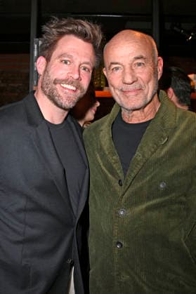 Ken Duken and Heiner Lauterbach at the Traumfabrik Babelsberg Kreisfilm Party as part of the Berlinale 2026 at Fotografiska Berlin Berlin, 17 02 2026 Foto:xN.xKubelkax xFuturexImagex traumfabrik_6225