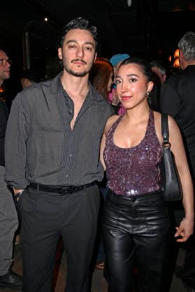 Mehmet Daloglu and Jansel Dogan at the Traumfabrik Babelsberg Kreisfilm Party as part of the Berlinale 2026 at Fotografiska Berlin Berlin, 17 02 2026 Foto:xN.xKubelkax xFuturexImagex traumfabrik_6279