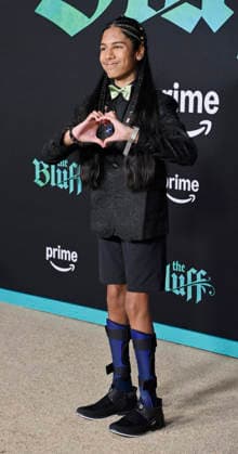 Cast member Vedanten Naidoo attends the world premiere of the motion picture swashbuckler adventure motion picture The Bluff at the TCL Chinese Theatre in the Hollywood section of Los Angeles on Tuesday, February 17, 2026. Storyline: A Caribbean woman gets her secret past revealed when her island is invaded by vicious buccaneers.  LAP2026021720 JIMxRUYMEN