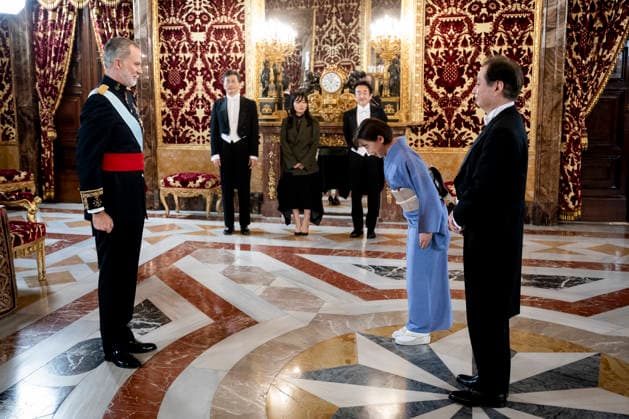 The King receives the Letters of Credence of the new ambassadors King Felipe VI receives the Letter of Credence of the new ambassador of Japan, Hiroshi Yamauchi, at the Royal Palace in Madrid, on February 18, 2026, in Madrid Spain The King receives today the Letters of Credence of the new ambassadors of Haiti, Japan, Malaysia, Greece, Uruguay, Bulgaria and the United States 18 FEBRUARY 2026 A Pé Madrid Madrid Madrid Espana  Copyright: xA.xPÃ rezxMecax 7302245