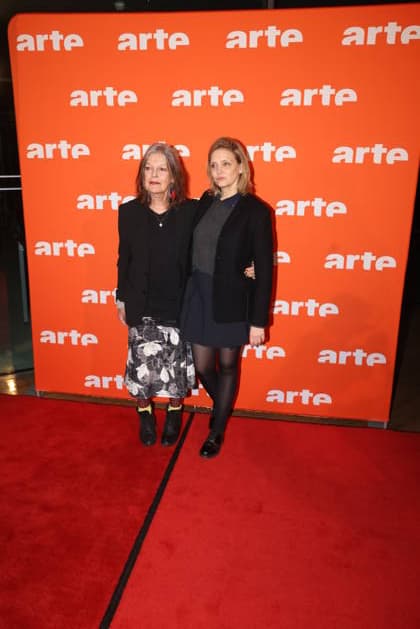 Angela Winkler and Laura Tonke at the ARTE reception as part of the Berlinale 2026 at the Akademie der Künste on Pariser Platz Berlin, 16 02 2026 Copyright: xRenexduxVinagex