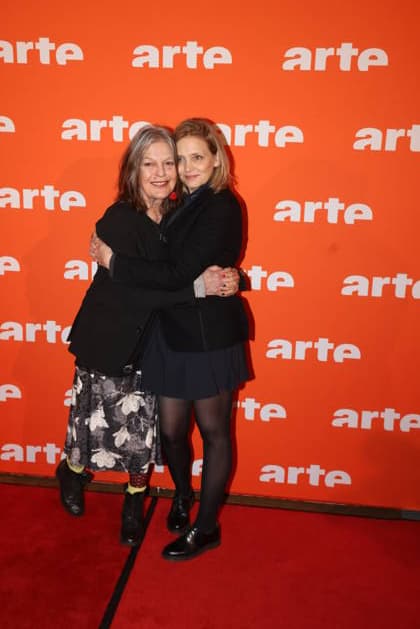 Angela Winkler and Laura Tonke at the ARTE reception as part of the Berlinale 2026 at the Akademie der Künste on Pariser Platz Berlin, 16 02 2026 Copyright: xRenexduxVinagex