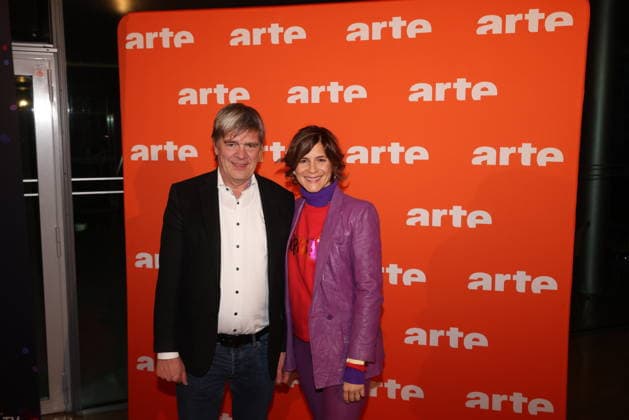 Wolfgang Bergmann and Christina Hecke at the ARTE reception as part of the Berlinale 2026 at the Akademie der Künste on Pariser Platz Berlin, 16 02 2026 Copyright: xRenexduxVinagex