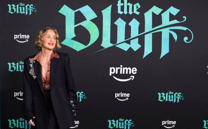 The Bluff Premiere - LA Sharon Stone, At The World Premiere Of Amazon Prime Video s The Bluff At TCL Chinese Theatre In Hollywood CA, USA on February 17, 2026. Photo by Fati S ABACAPRESS.COM Los Angeles CA United States  Copyright: xFatixSadou ABACAPRESS.COMx
