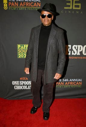 LOS ANGELES, CA- FEBRUARY 17: Mario Van Peebles at the 34th Annual Pan African Film & Arts Festival Opening Night Premiere of One Spoon of Chocolate at the Directors Guild of America Theater Complex in Los Angeles, California on February 17, 2026. Copyright: xKoixSojer Snap NxUxPhotos MediaPunchx