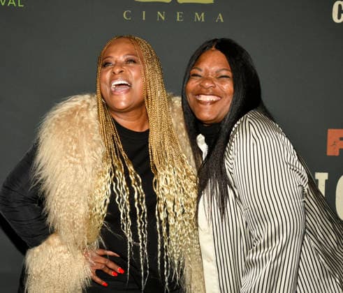 LOS ANGELES, CA- FEBRUARY 17: Yolanda Yo-Yo Whitaker, Amy Malone at the 34th Annual Pan African Film & Arts Festival Opening Night Premiere of One Spoon of Chocolate at the Directors Guild of America Theater Complex in Los Angeles, California on February 17, 2026. Copyright: xKoixSojer Snap NxUxPhotos MediaPunchx