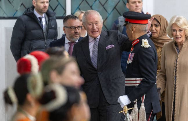February 18, 2026, London, England, United Kingdom: King CHARLES III and Queen CAMILLA visit Barking Learning Centre Community and Family Hub. London United Kingdom - ZUMAs262 20260218_zip_s262_012 Copyright: xTayfunxSalcix