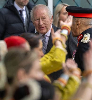 February 18, 2026, London, England, United Kingdom: King CHARLES III and Queen Camilla visit Barking Learning Centre Community and Family Hub. London United Kingdom  - ZUMAs262 20260218_zip_s262_013 Copyright: xTayfunxSalcix