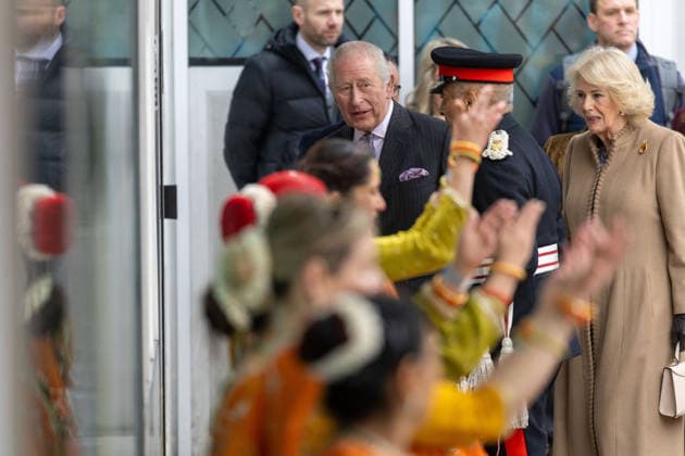 February 18, 2026, London, England, United Kingdom: King CHARLES III and Queen CAMILLA visit Barking Learning Centre Community and Family Hub. London United Kingdom  - ZUMAs262 20260218_zip_s262_014 Copyright: xTayfunxSalcix