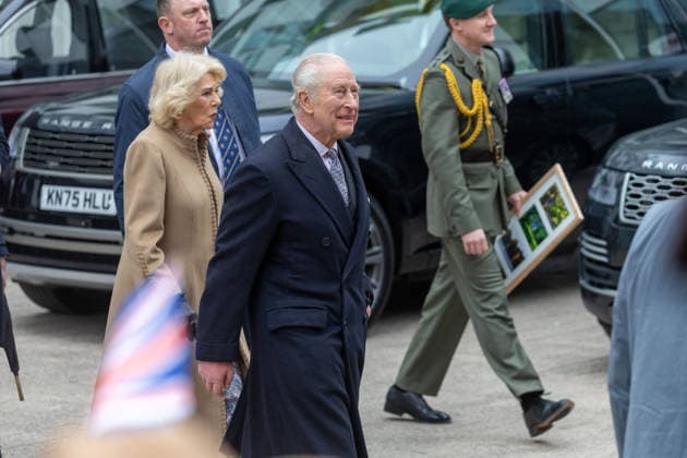 February 18, 2026, London, England, United Kingdom: King CHARLES III and Queen CAMILLA visit Barking Learning Centre Community and Family Hub. London United Kingdom - ZUMAs262 20260218_zip_s262_030 Copyright: xTayfunxSalcix
