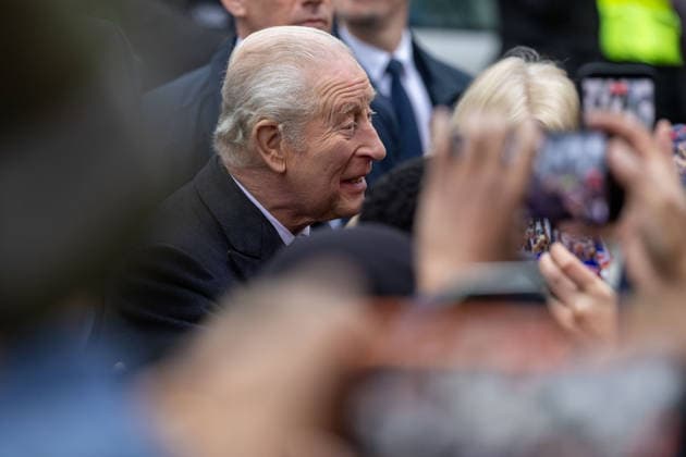 February 18, 2026, London, England, United Kingdom: King CHARLES III and Queen Camilla visit Barking Learning Centre Community and Family Hub. London United Kingdom - ZUMAs262 20260218_zip_s262_032 Copyright: xTayfunxSalcix