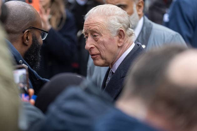 February 18, 2026, London, England, United Kingdom: King CHARLES III and Queen Camilla visit Barking Learning Centre Community and Family Hub. London United Kingdom  - ZUMAs262 20260218_zip_s262_038 Copyright: xTayfunxSalcix