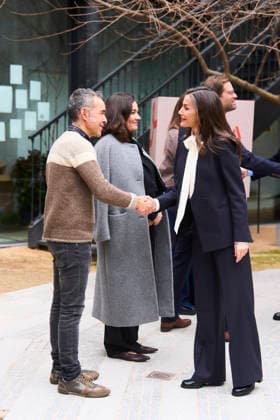 Queen Letizia attends Official presentation of the Alliance for Wool Queen Letizia of Spain, Adriana Dominguez attends Official presentation of the Alliance for Wool at Institucion Libre de Ensenanza on February 18, 2026 in Madrid, Spain Photo by IMAGO MPG Madrid Institucion Libre de Ensenanza Madrid Spain  Copyright: xMPGx