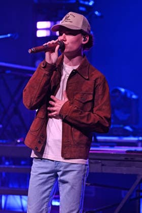 FORT LAUDERDALE FL - FEBRUARY 17: Maddox Batson performs during his Live Worldwide Tour 2026 at Revolution Live on February 17, 2026 in Fort Lauderdale, Florida. Copyright: xmpi04x