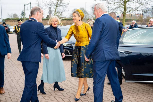 18-02-2026 Hengelo Queen Maxima attended the opening of the professional company KamaK Theater, working with actors with intellectual disabilities, in Hengelo. Â  Copyright: xPPEx