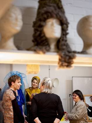 HENGELO, The Netherlands, 2026-02-18 13:25:57 HENGELO, February 18, 2026, KamaK Theater. Queen Maxima will open the new KamaK Theater in Hengelo. The professional company KamaK Theater works with actors with intellectual disabilities. With a team of directors, theater and music teachers, care workers, and a large number of volunteers, several productions are developed and staged annually. PHOTO: NLBeeld POOL Wouter de Wilde Credit: NL Beeld Patrick van Emst  Copyright: xx x