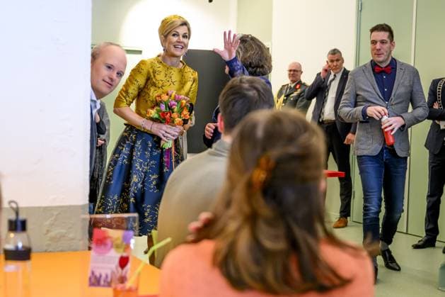 HENGELO, The Netherlands, 2026-02-18 13:45:43 HENGELO, February 18, 2026, KamaK Theater. Queen Maxima opens the new KamaK Theater in Hengelo. The professional company KamaK Theater works with actors with intellectual disabilities. With a team of directors, theater and music teachers, care workers, and a large number of volunteers, several productions are developed and staged annually. PHOTO: NLBeeld Patrick van Emst Credit: NL Beeld Patrick van Emst  Copyright: xx x