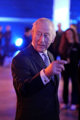 . 18 02 2026. Dagenham, United Kingdom. King Charles III during a visit to Eastbrook Studios in Dagenham, United Kingdom.  xPoolx xi-Imagesx IIM-26580-0007