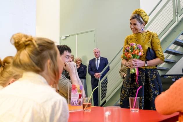 HENGELO, The Netherlands, 2026-02-18 13:47:01 HENGELO, February 18, 2026, KamaK Theater. Queen Maxima opens the new KamaK Theater in Hengelo. The professional company KamaK Theater works with actors with intellectual disabilities. With a team of directors, theater and music teachers, care workers, and a large number of volunteers, several productions are developed and staged annually. PHOTO: NLBeeld Patrick van Emst Credit: NL Beeld Patrick van Emst  Copyright: xx x