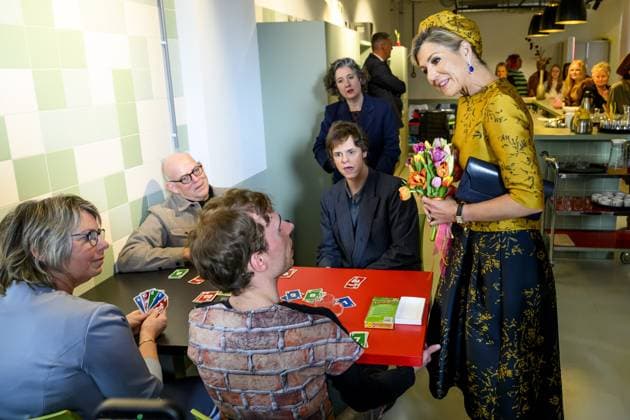 HENGELO, The Netherlands, 2026-02-18 13:48:18 HENGELO, February 18, 2026, KamaK Theater. Queen Maxima opens the new KamaK Theater in Hengelo. The professional company KamaK Theater works with actors with intellectual disabilities. With a team of directors, theater and music teachers, care workers, and a large number of volunteers, several productions are developed and staged annually. PHOTO: NLBeeld Patrick van Emst Credit: NL Beeld Patrick van Emst  Copyright: xx x
