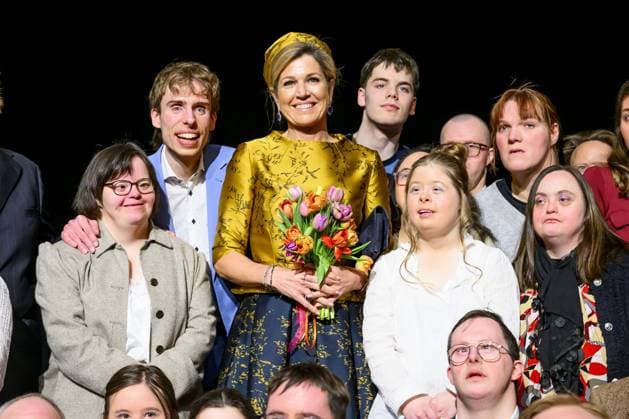 HENGELO, The Netherlands, 2026-02-18 14:14:53 HENGELO, February 18, 2026, KamaK Theater. Queen Maxima opens the new KamaK Theater in Hengelo. The professional company KamaK Theater works with actors with intellectual disabilities. With a team of directors, theater and music teachers, care workers, and a large number of volunteers, several productions are developed and staged annually. PHOTO: NLBeeld Patrick van Emst Credit: NL Beeld Patrick van Emst  Copyright: xx x