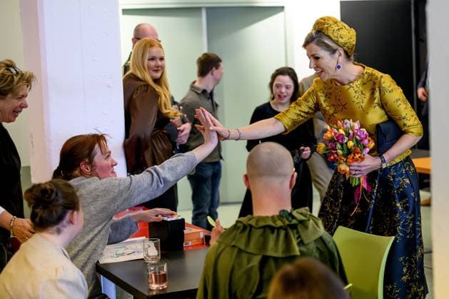 HENGELO, The Netherlands, 2026-02-18 13:45:11 HENGELO, February 18, 2026, KamaK Theater. Queen Maxima opens the new KamaK Theater in Hengelo. The professional company KamaK Theater works with actors with intellectual disabilities. With a team of directors, theater and music teachers, care workers, and a large number of volunteers, several productions are developed and staged annually. PHOTO: NLBeeld Patrick van Emst Credit: NL Beeld Patrick van Emst  Copyright: xx x