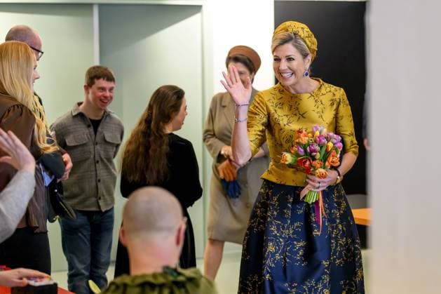 HENGELO, The Netherlands, 2026-02-18 13:45:09 HENGELO, February 18, 2026, KamaK Theater. Queen Maxima opens the new KamaK Theater in Hengelo. The professional company KamaK Theater works with actors with intellectual disabilities. With a team of directors, theater and music teachers, care workers, and a large number of volunteers, several productions are developed and staged annually. PHOTO: NLBeeld Patrick van Emst Credit: NL Beeld Patrick van Emst  Copyright: xx x