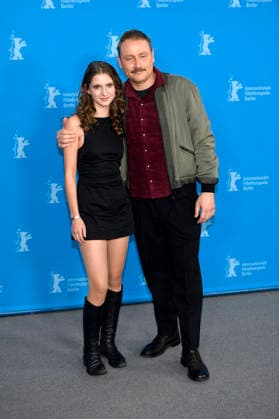 Frida Hornemann and Max Riemelt at the photocall for the feature film Something very special Home Stories at the Berlinale 2026 76 Berlin International Film Festival at the Hotel Grand Hyatt Berlin, 18 02 2026 Foto:xC.xNiehausx xFuturexImagex besonderes_6205