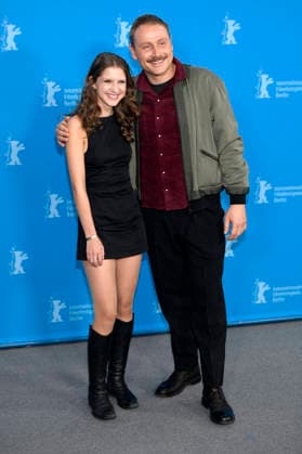 Frida Hornemann and Max Riemelt at the photocall for the feature film Something very special Home Stories at the Berlinale 2026 76 Berlin International Film Festival at the Hotel Grand Hyatt Berlin, 18 02 2026 Foto:xC.xNiehausx xFuturexImagex besonderes_6207