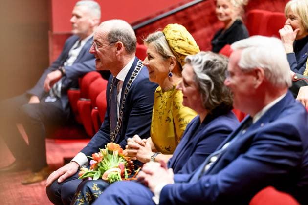 Queen Máxima Opens Theater for Actors With Disabilities - Hengelo Queen Máxima opens the new KamaK Theater in Hengelo. The professional company KamaK Theater works with actors with intellectual disabilities. With a team of directors, theater and music teachers, care workers, and a large number of volunteers, several productions are developed and staged annually. Hengelo, February 18, 2026, KamaK Theater. Photo by Bruno Press ABACAPRESS.COM Hengelo Netherlands  Copyright: xBrunoxPress ABACAx