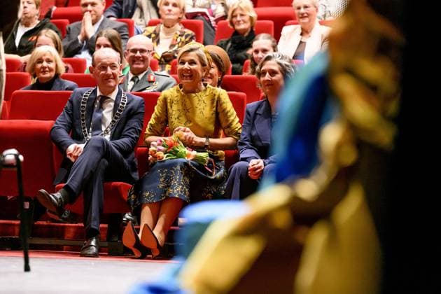 Queen Máxima Opens Theater for Actors With Disabilities - Hengelo Queen Máxima opens the new KamaK Theater in Hengelo. The professional company KamaK Theater works with actors with intellectual disabilities. With a team of directors, theater and music teachers, care workers, and a large number of volunteers, several productions are developed and staged annually. Hengelo, February 18, 2026, KamaK Theater. Photo by Bruno Press ABACAPRESS.COM Hengelo Netherlands  Copyright: xBrunoxPress ABACAx