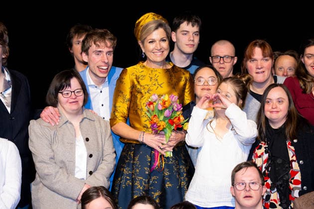 18-02-2026 Hengelo Queen Maxima attended the opening of the professional company KamaK Theater, working with actors with intellectual disabilities, in Hengelo. Â  Copyright: xPPEx