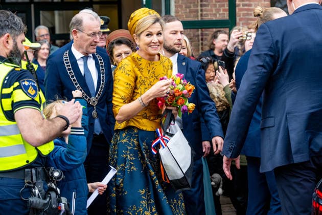 18-02-2026 Hengelo Queen Maxima attended the opening of the professional company KamaK Theater, working with actors with intellectual disabilities, in Hengelo. Â  Copyright: xPPEx