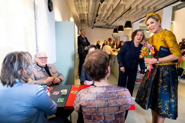 18-02-2026 Hengelo Queen Maxima attended the opening of the professional company KamaK Theater, working with actors with intellectual disabilities, in Hengelo. Â  Copyright: xPPEx