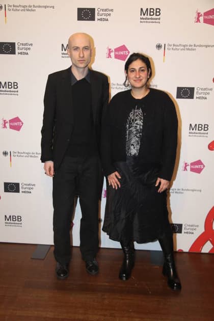 Daniel Blumberg and Aida Baghernejad at Berlinale Talents Talk Composer™s Talk with Daniel Blumberg at Radialsystem Kulturzentrum in Holzmarktstraße Berlin, 18 02 2026 Copyright: xMatthiasxGränzdörferx