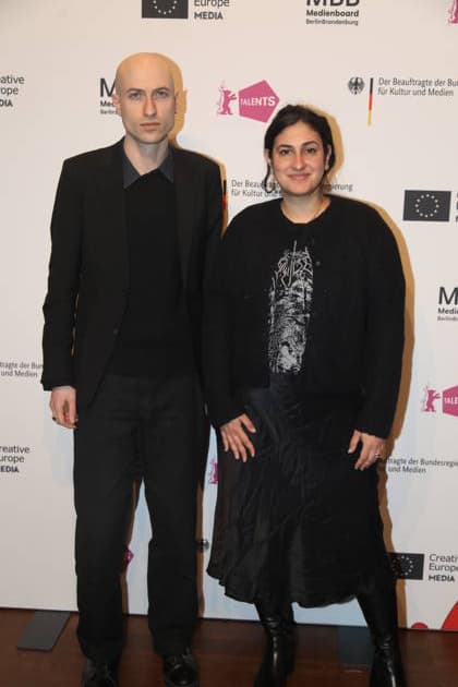 Daniel Blumberg and Aida Baghernejad at Berlinale Talents Talk Composer™s Talk with Daniel Blumberg at Radialsystem Kulturzentrum in Holzmarktstraße Berlin, 18 02 2026 Copyright: xMatthiasxGränzdörferx