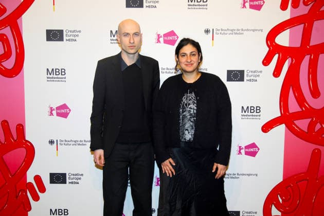 Daniel Blumberg at Berlin Talents 2026 Berlin, 18 02 2026 Daniel Blumberg and presenter Aida Baghernejad at Berlin Talents 2026 during the Berlin International Film Festival Berlin Berlin Germany Copyright: xMatthiasxGränzdörferx
